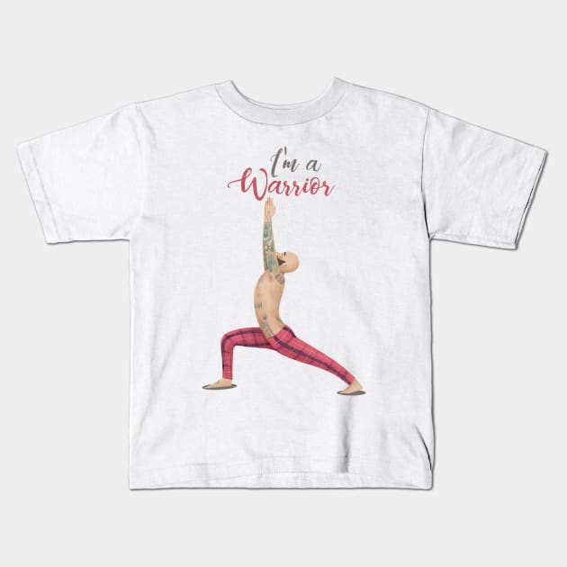 I'm a Warrior Kids T-Shirt by Gummy Illustrations